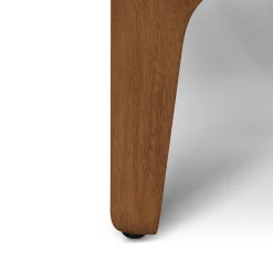 Rosin Queen Upholstered Bed - Smoked Oak and Welsh Green