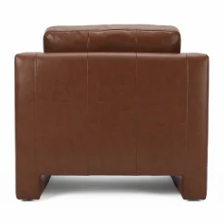 Roxwell 37.5" Leather Lounge Chair - Taos Brown