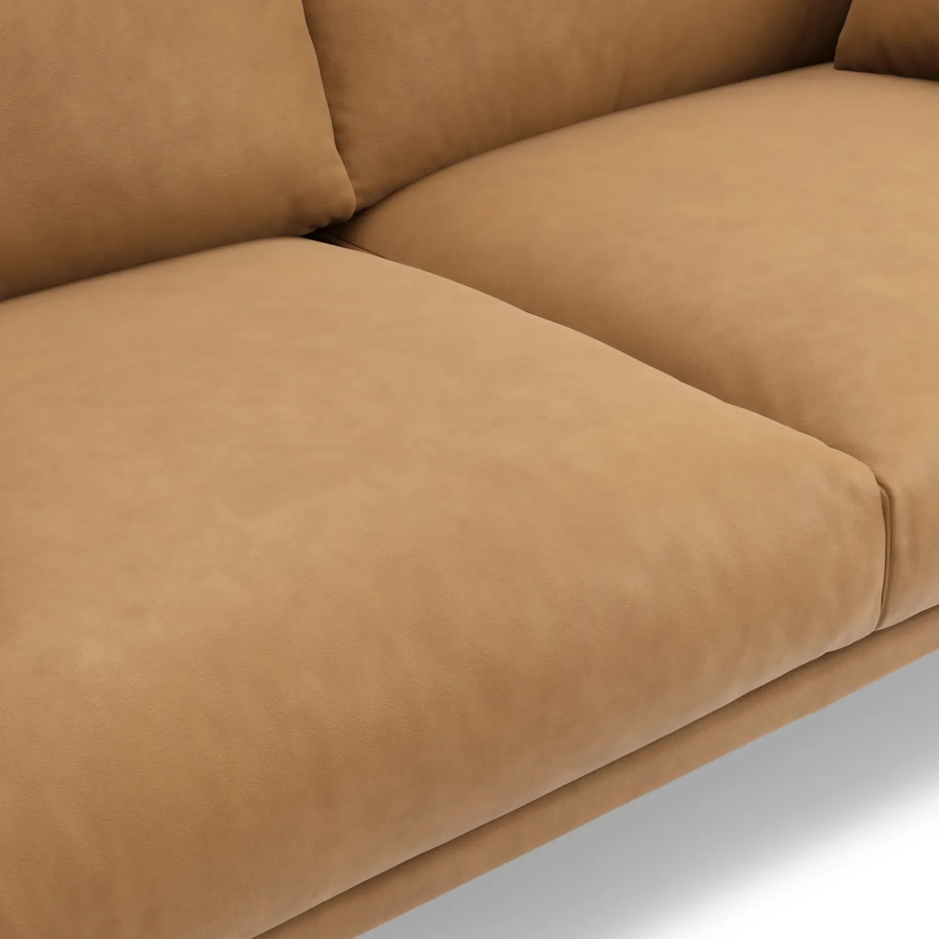 Roxwell 71.5" Leather Loveseat - Charme Tan
