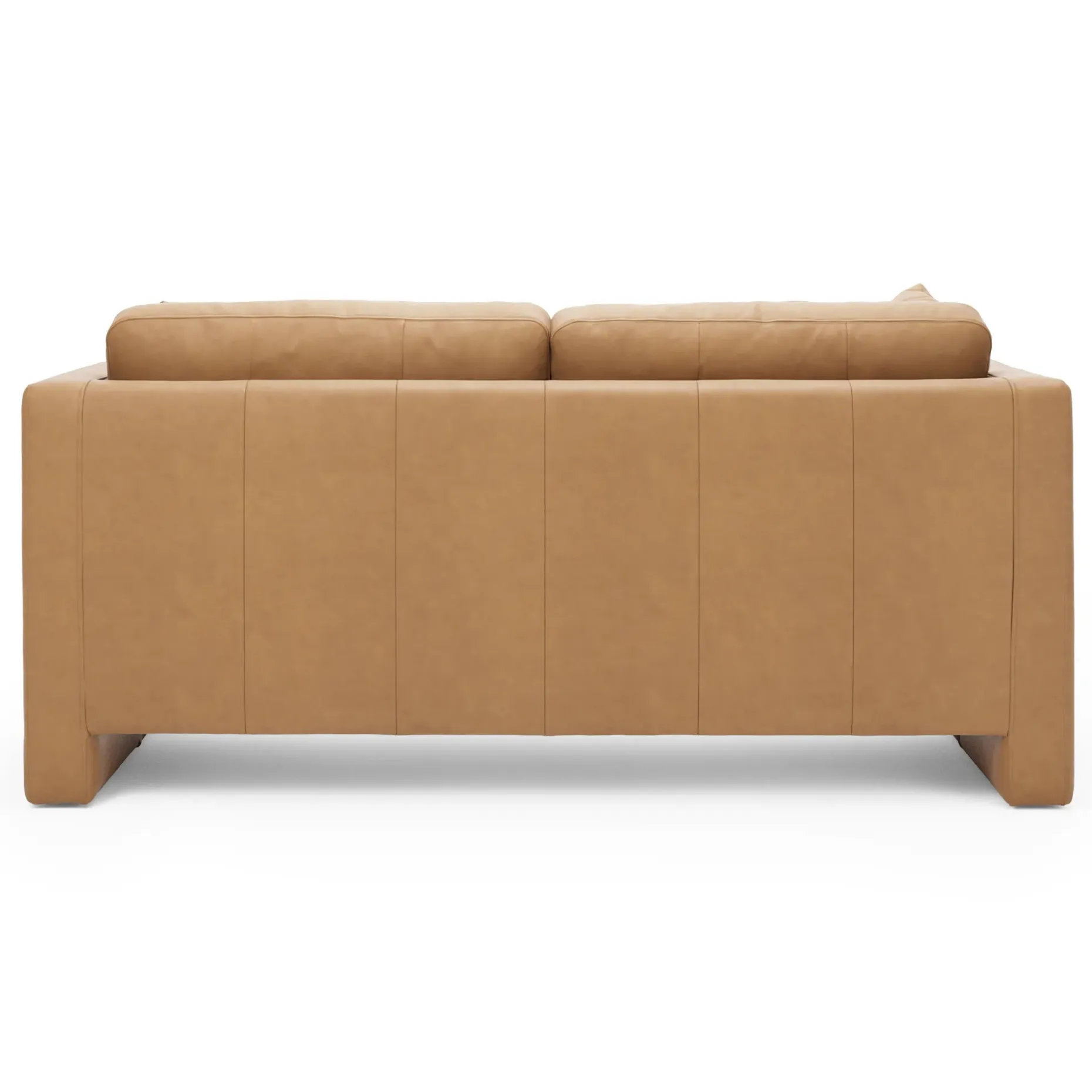 Roxwell 71.5" Leather Loveseat - Charme Tan