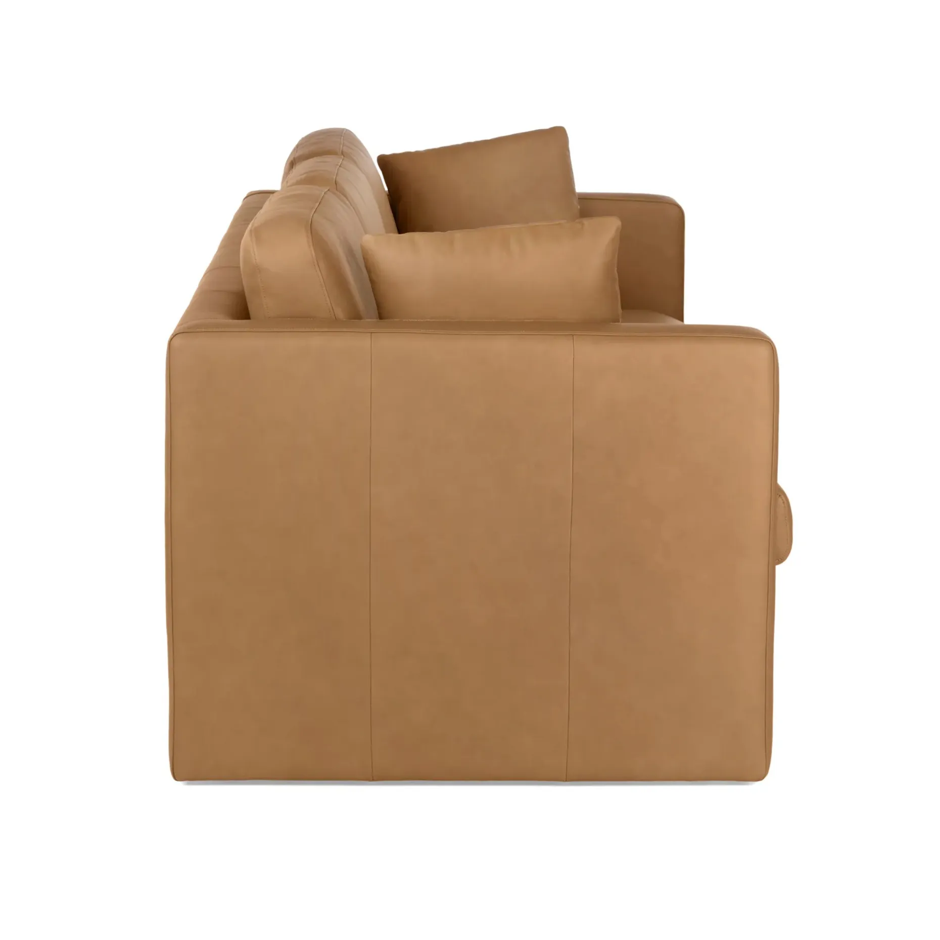 Roxwell 91" Leather Sofa - Charme Tan