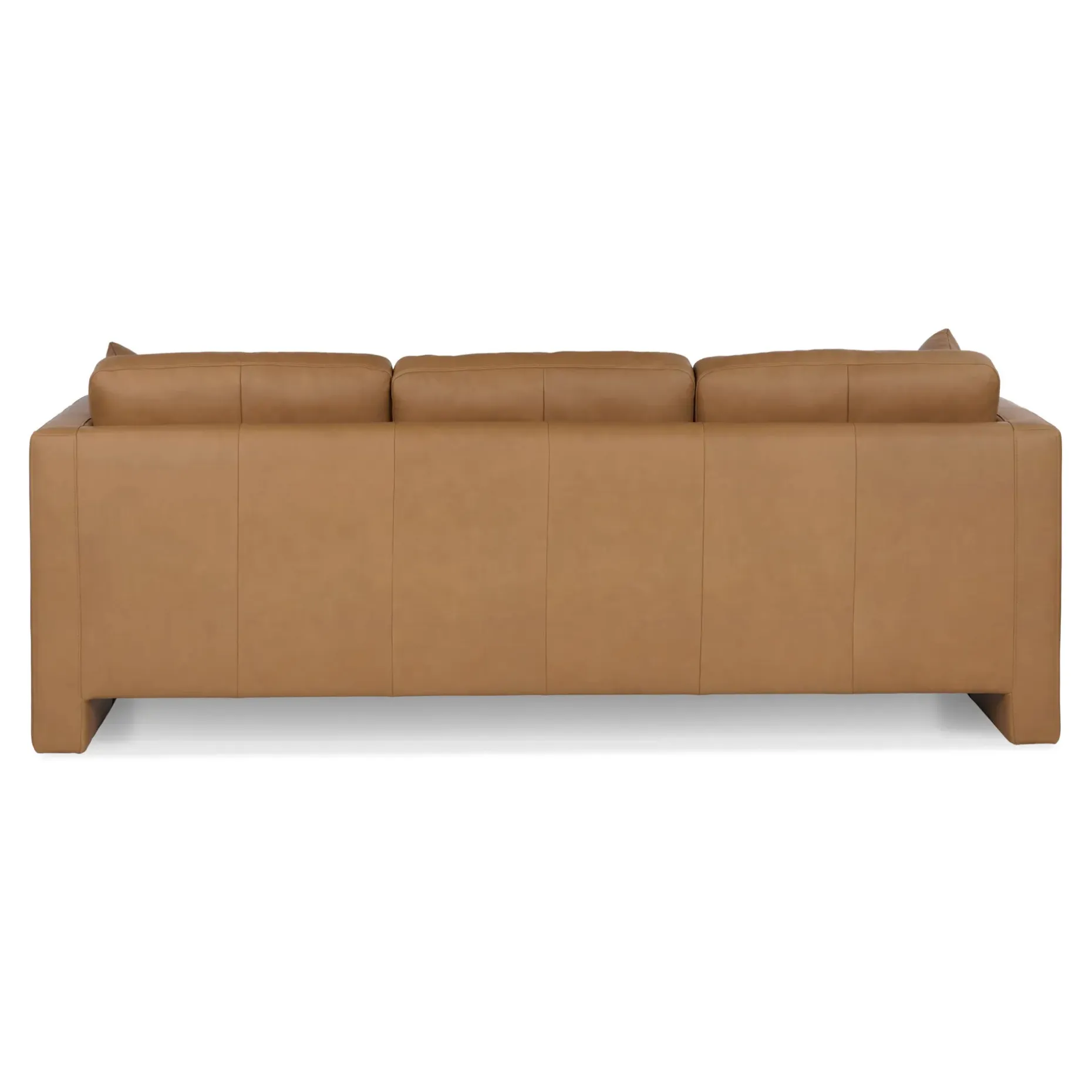 Roxwell 91" Leather Sofa - Charme Tan