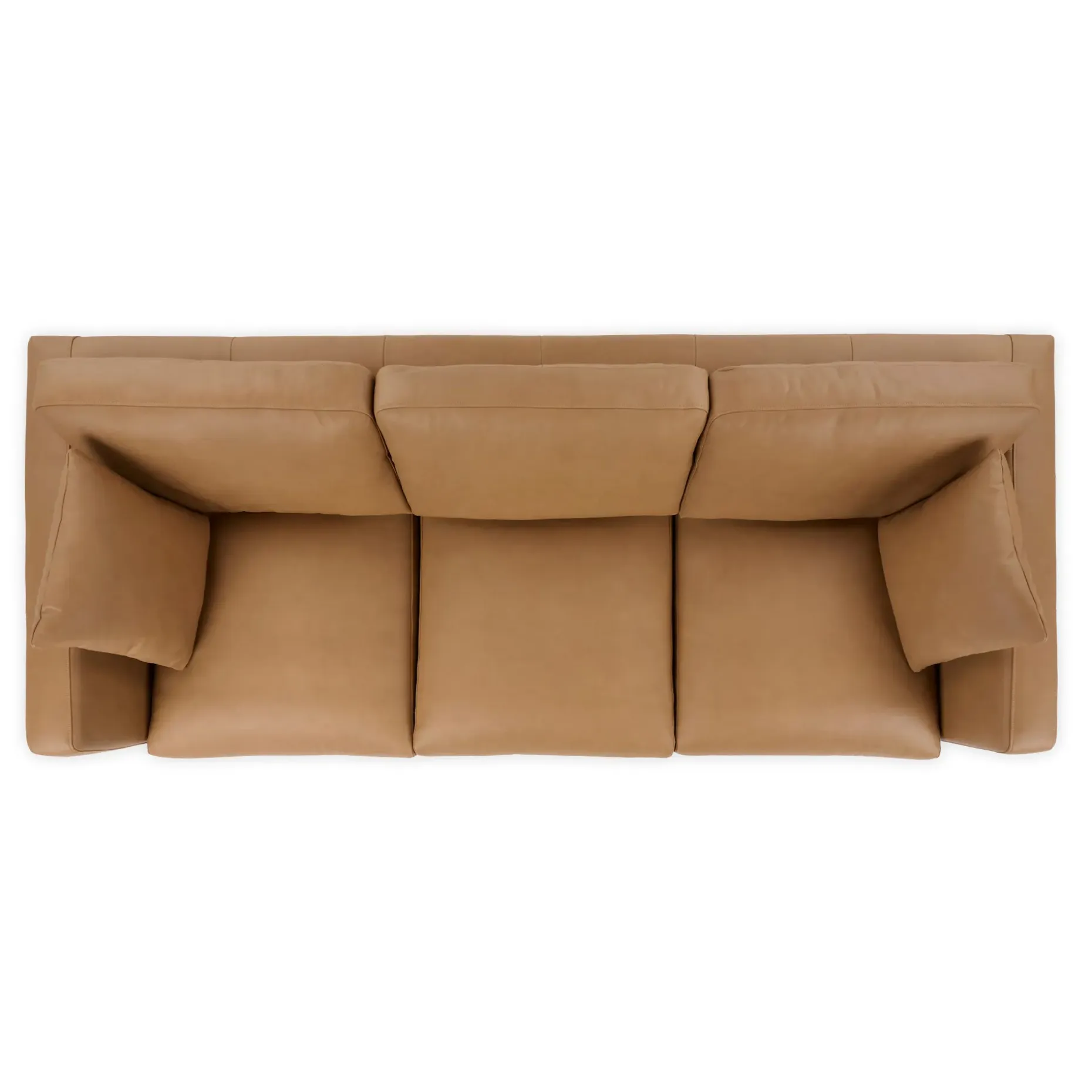 Roxwell 91" Leather Sofa - Charme Tan
