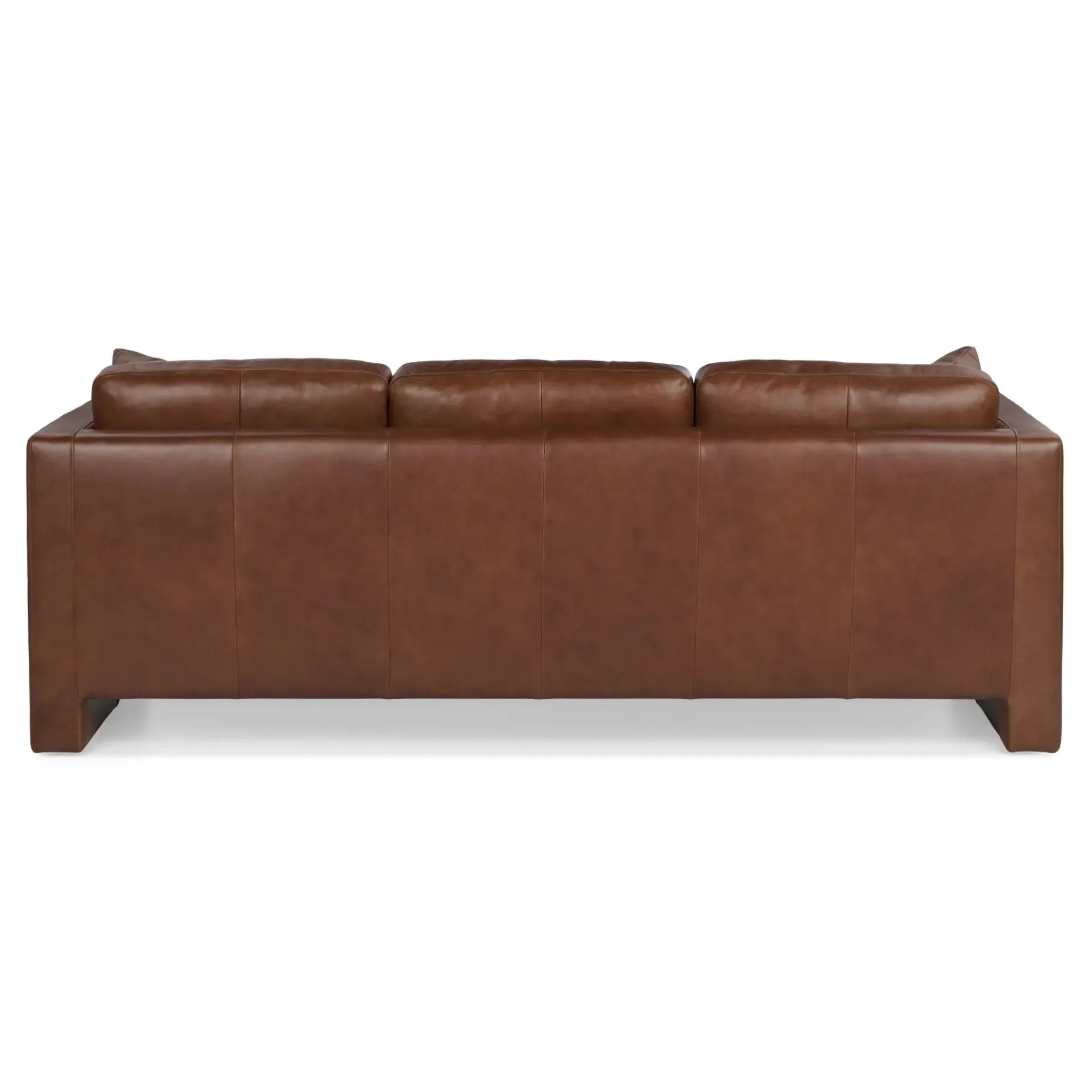 Roxwell 91" Leather Sofa - Taos Brown
