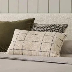 Rudbeck Pillow - Ivory Plaid