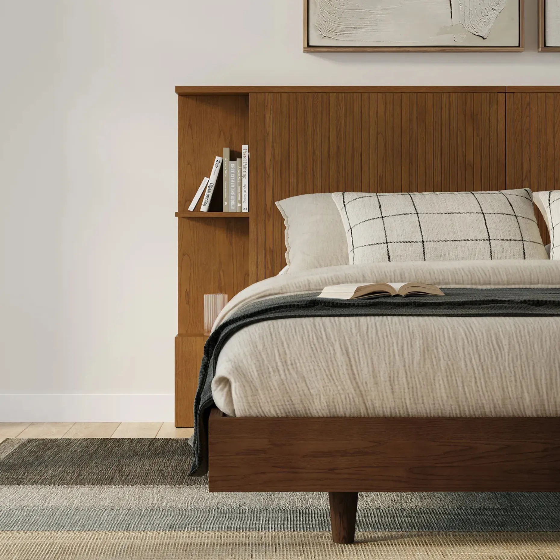 Rudbeck Pillow - Ivory Plaid