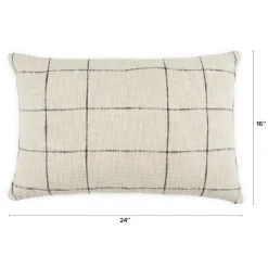 Rudbeck Pillow - Ivory Plaid