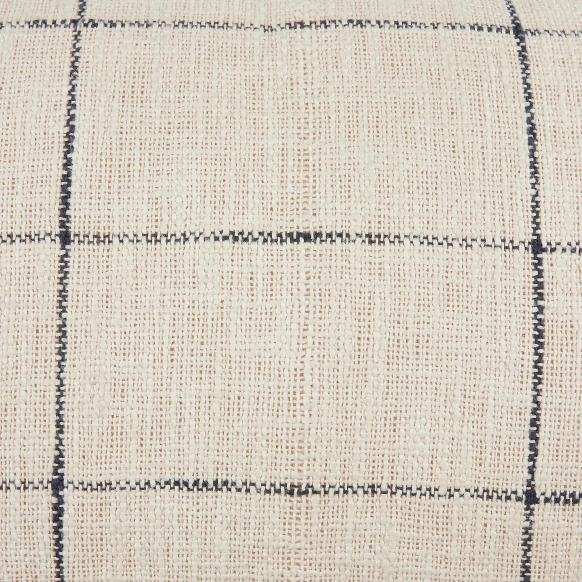 Rudbeck Pillow - Ivory Plaid