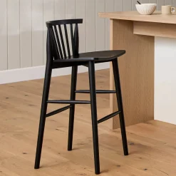 Rus Bar Stool - Black