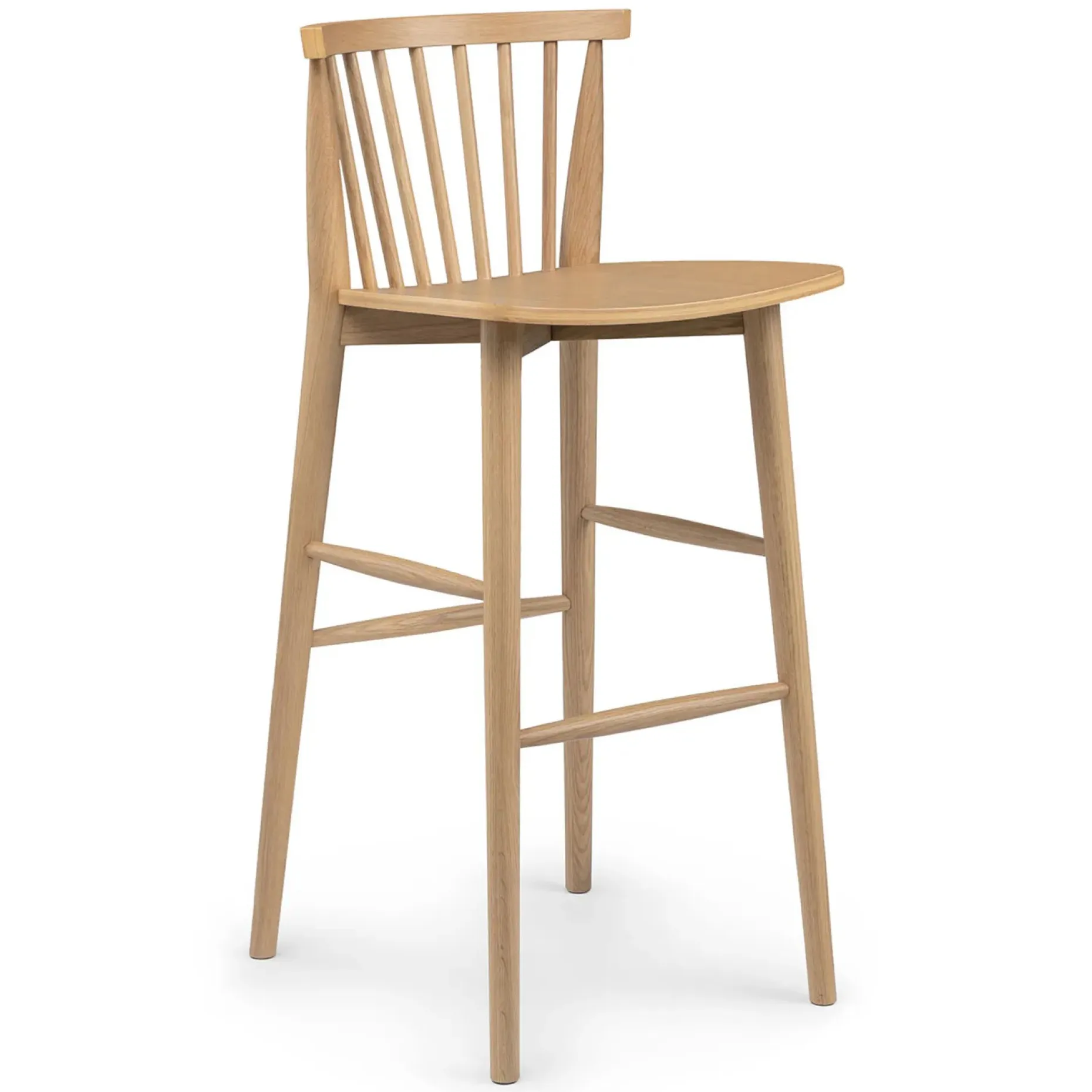 Rus Bar Stool - Light Oak