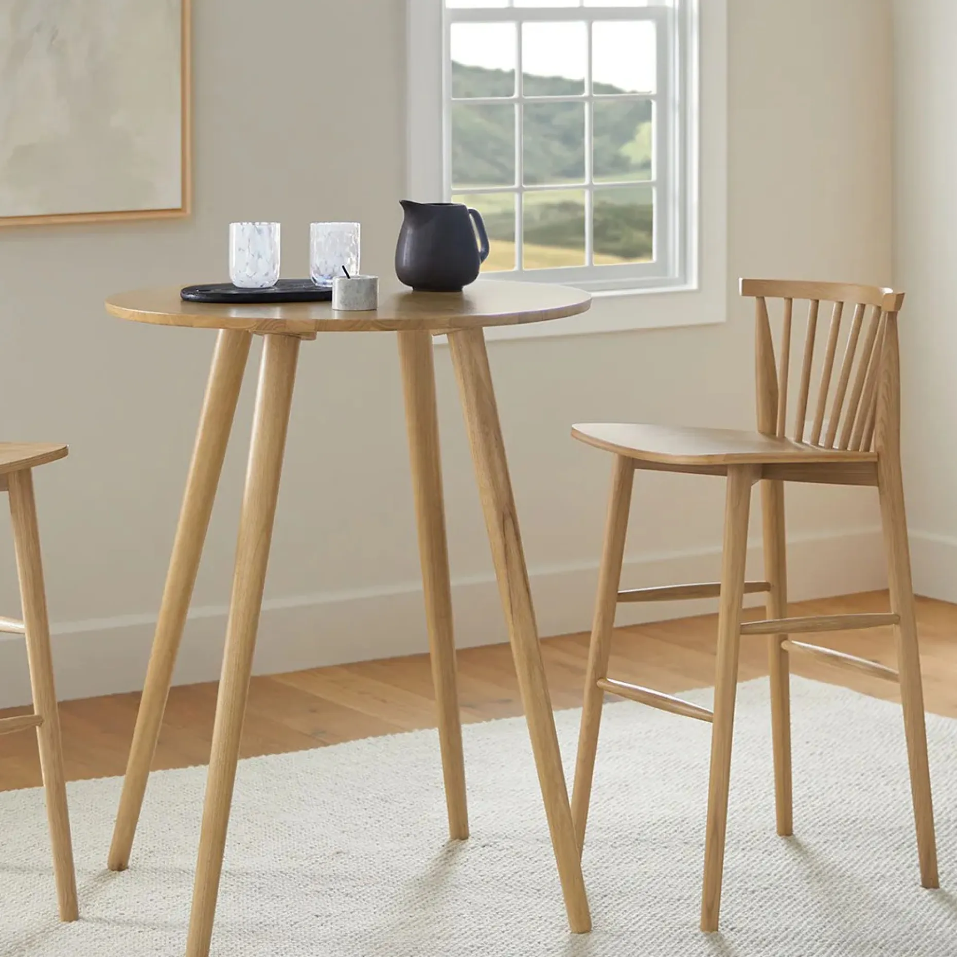 Rus Bar Stool - Light Oak