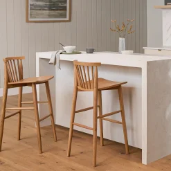 Rus Bar Stool - Light Oak