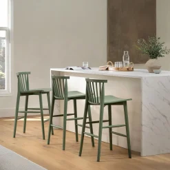 Rus Counter Stool - Norfolk Green