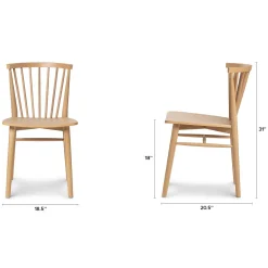 Rus Dining Chair - Light Oak