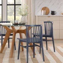 Rus Dining Chair - Oslo Blue