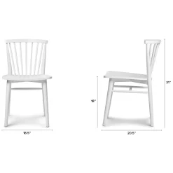 Rus Dining Chair - White