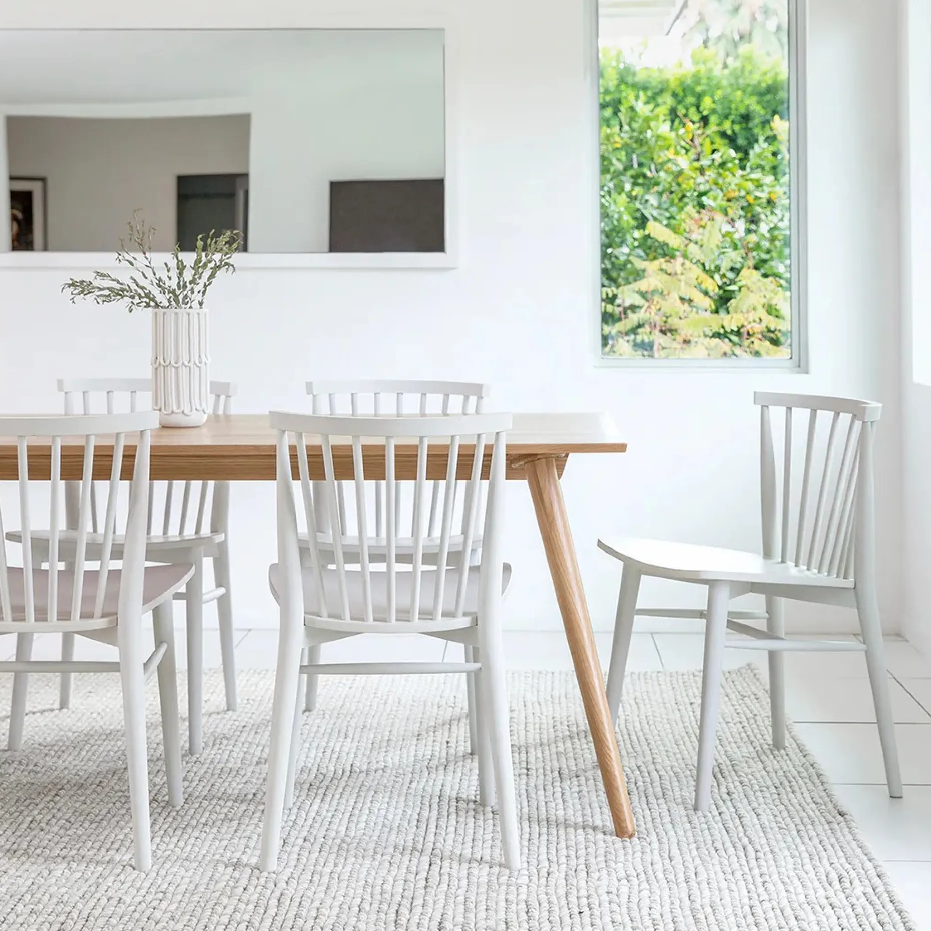 Rus Dining Chair - White
