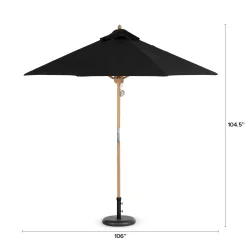 Rutbeek Umbrella - Coast Black