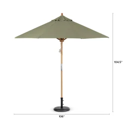 Rutbeek Umbrella - Coast Green