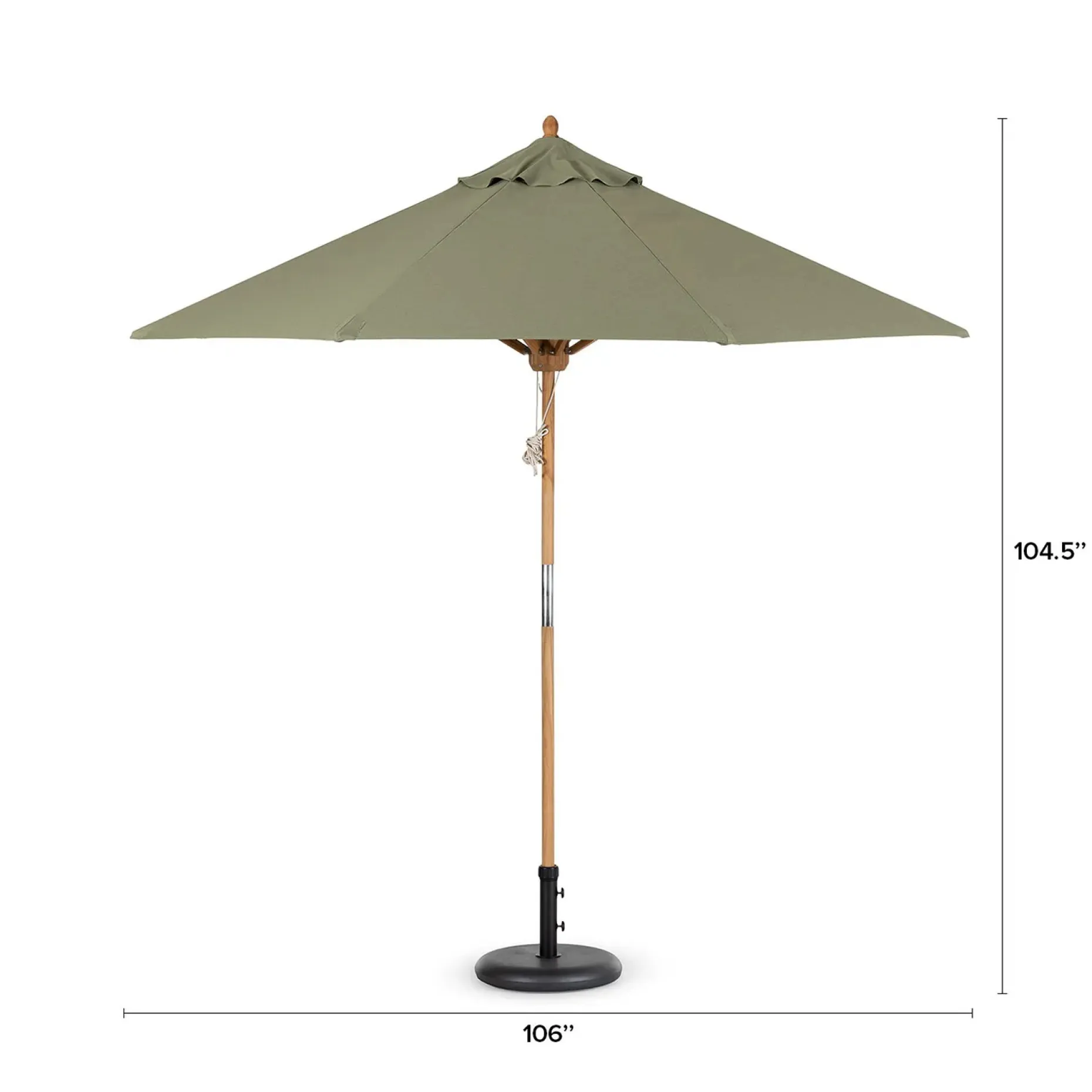 Rutbeek Umbrella - Coast Green