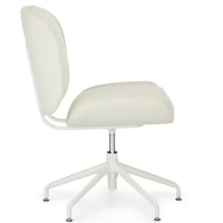 Rya Office Chair - Ivory Wool Bouclé
