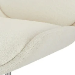 Rya Office Chair - Ivory Wool Bouclé