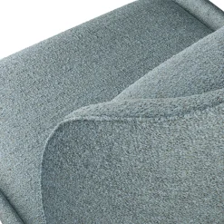 Rya Office Chair - Light Blue Wool Bouclé