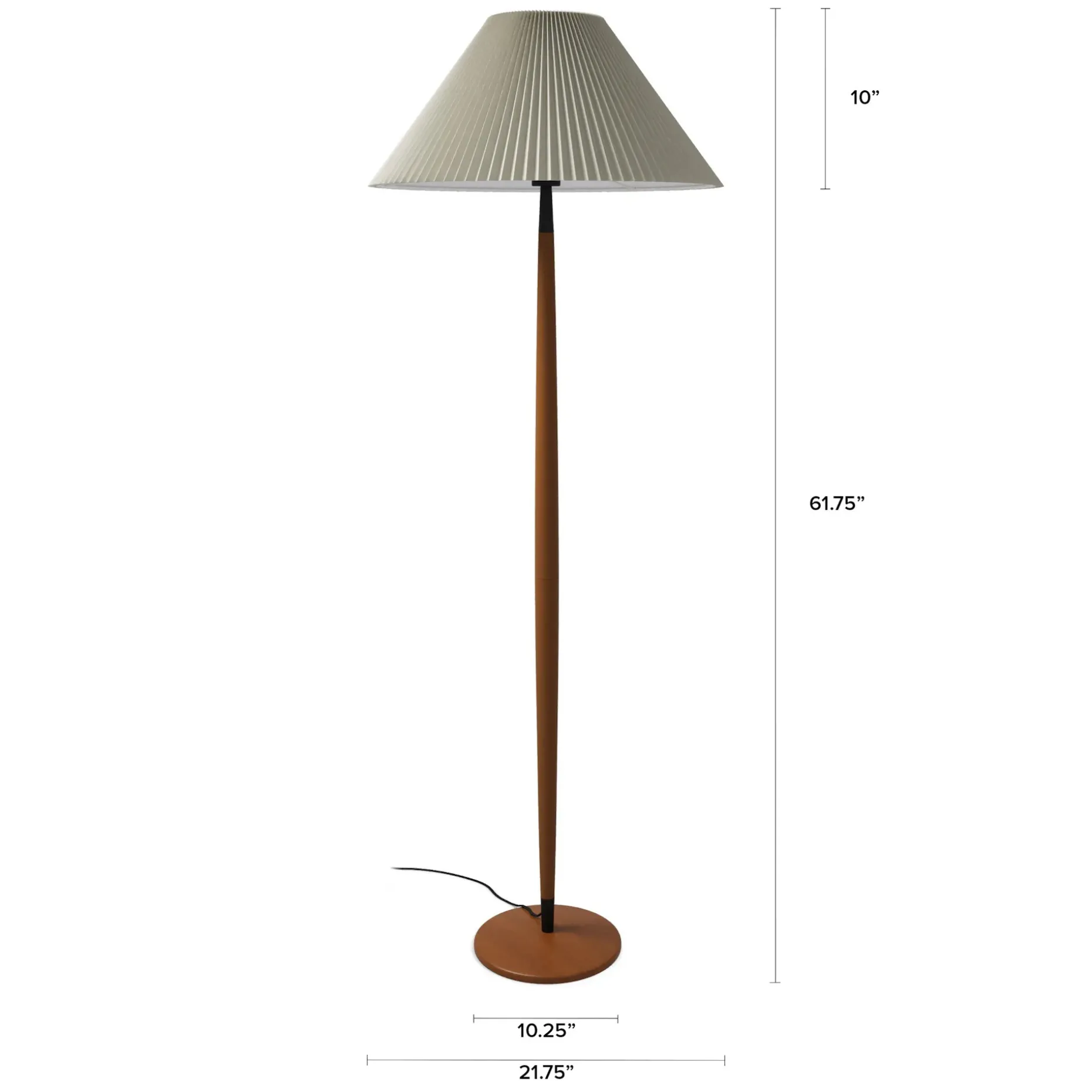 Rye Floor Lamp - Walnut