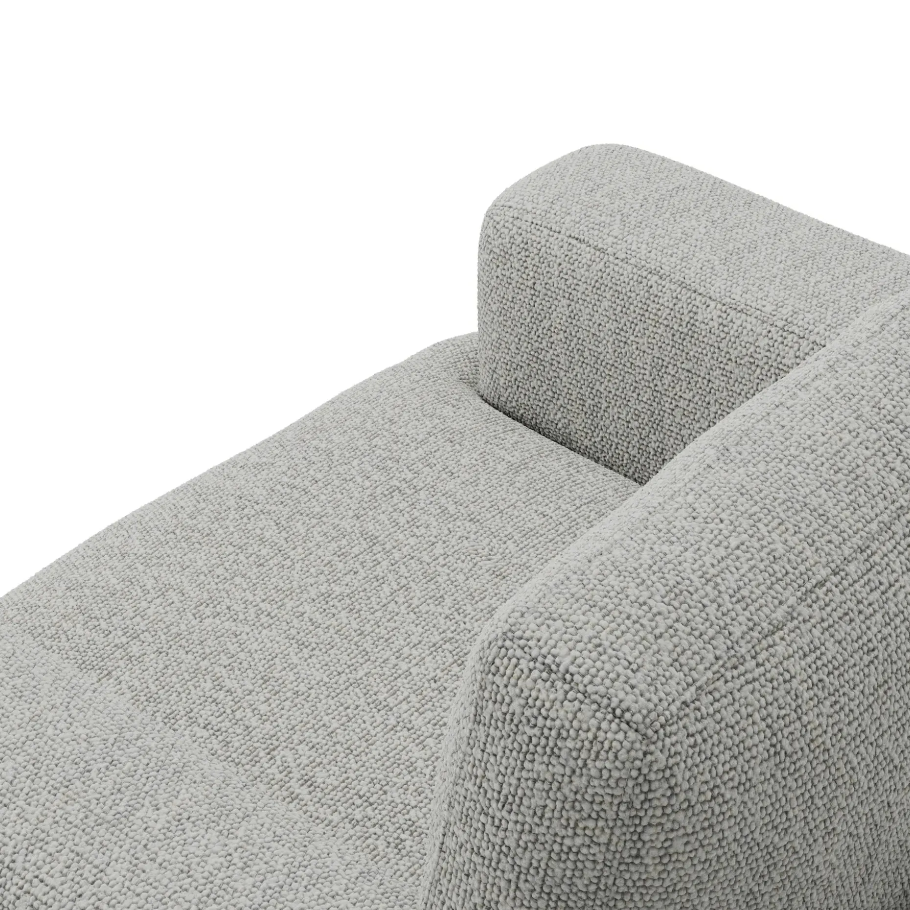 Sadie 44" Lounge Chair - Pepper Ivory
