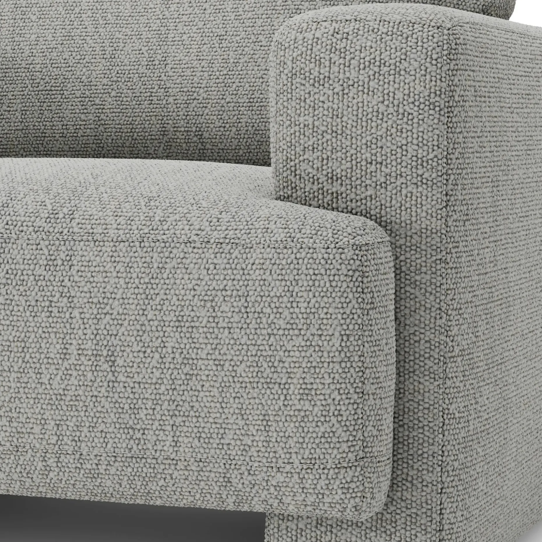 Sadie 44" Lounge Chair - Pepper Ivory