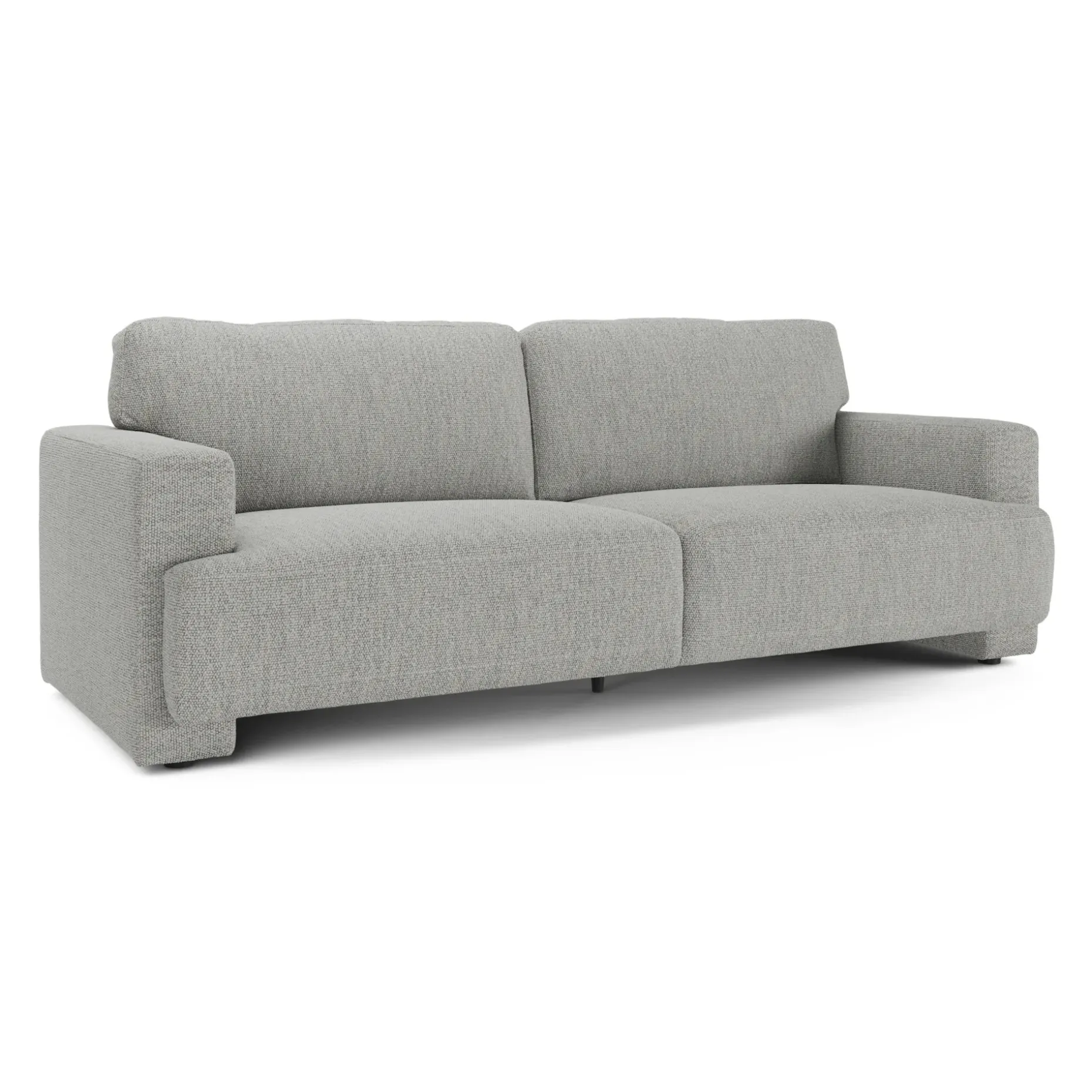Sadie 89.75" Sofa - Pepper Ivory