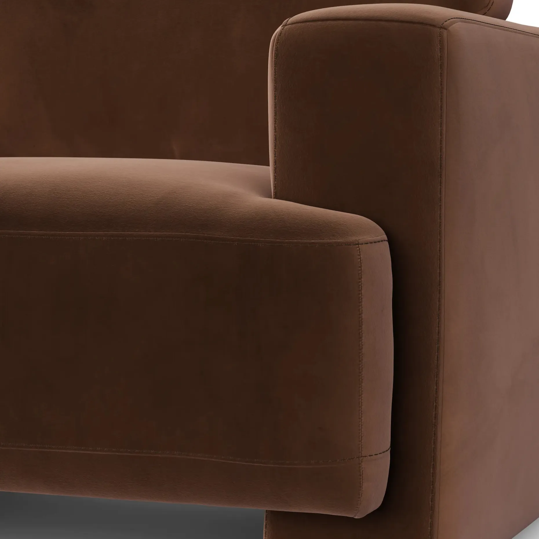 Sadie 44" Velvet Lounge Chair - Hale Earth