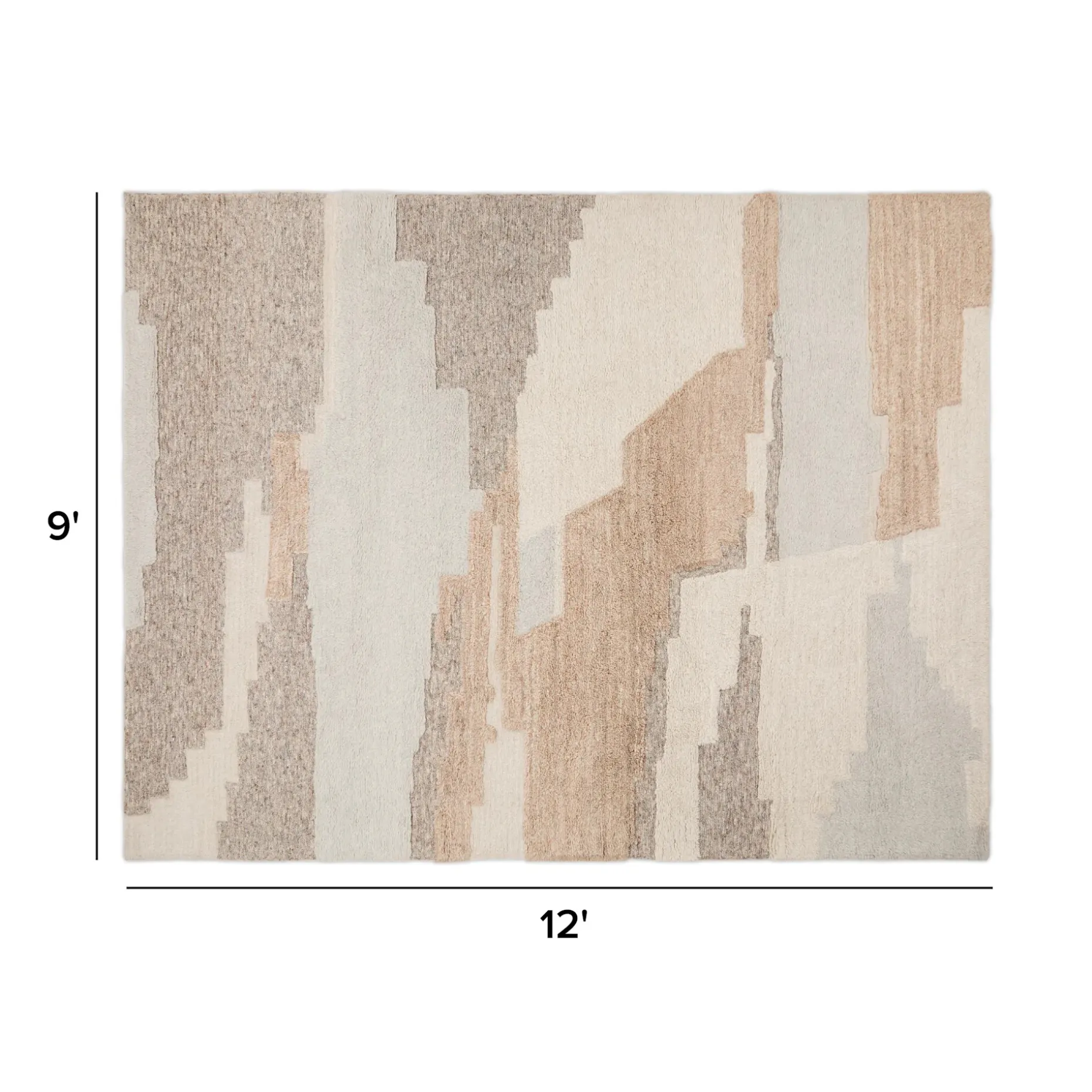 Sanaa 9 x 12 Rug - Cascade Beige