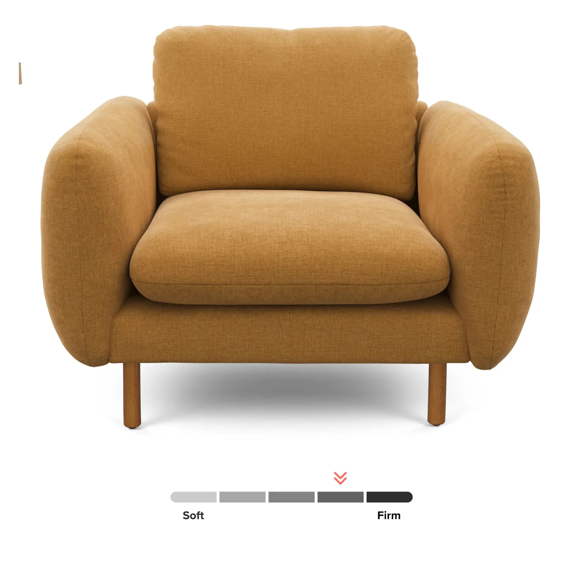 Sanders 37" Lounge Chair - Hestia Ginger