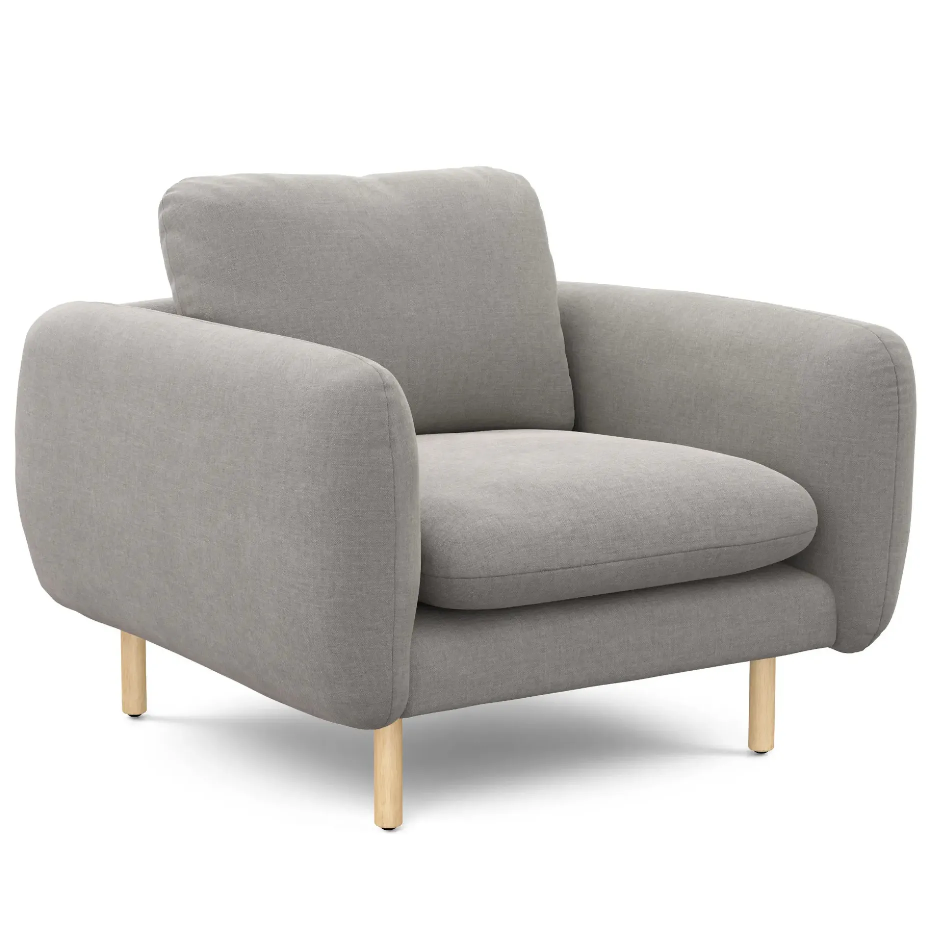Sanders 37" Lounge Chair - Hestia Gray