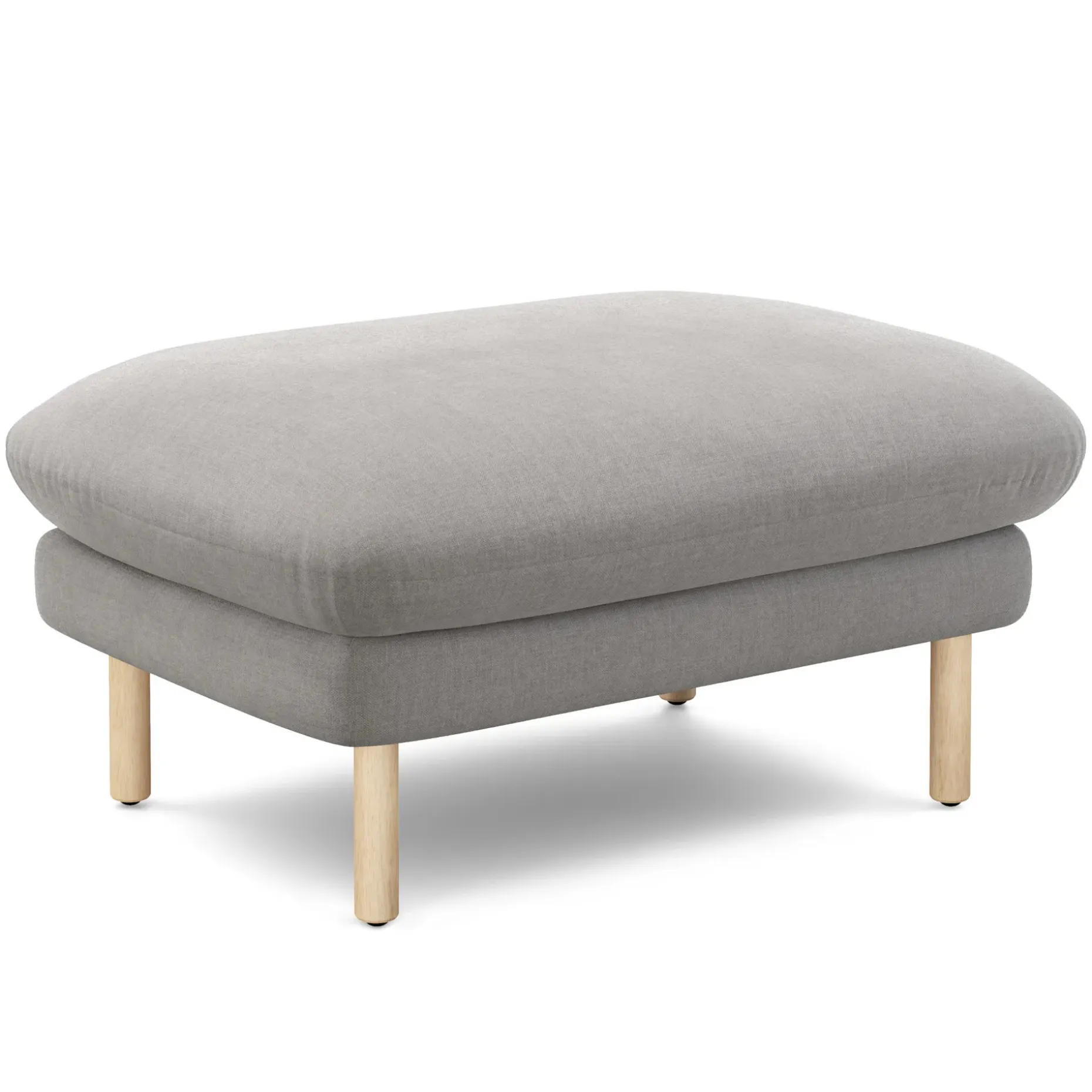Sanders 35.5" Ottoman - Hestia Gray