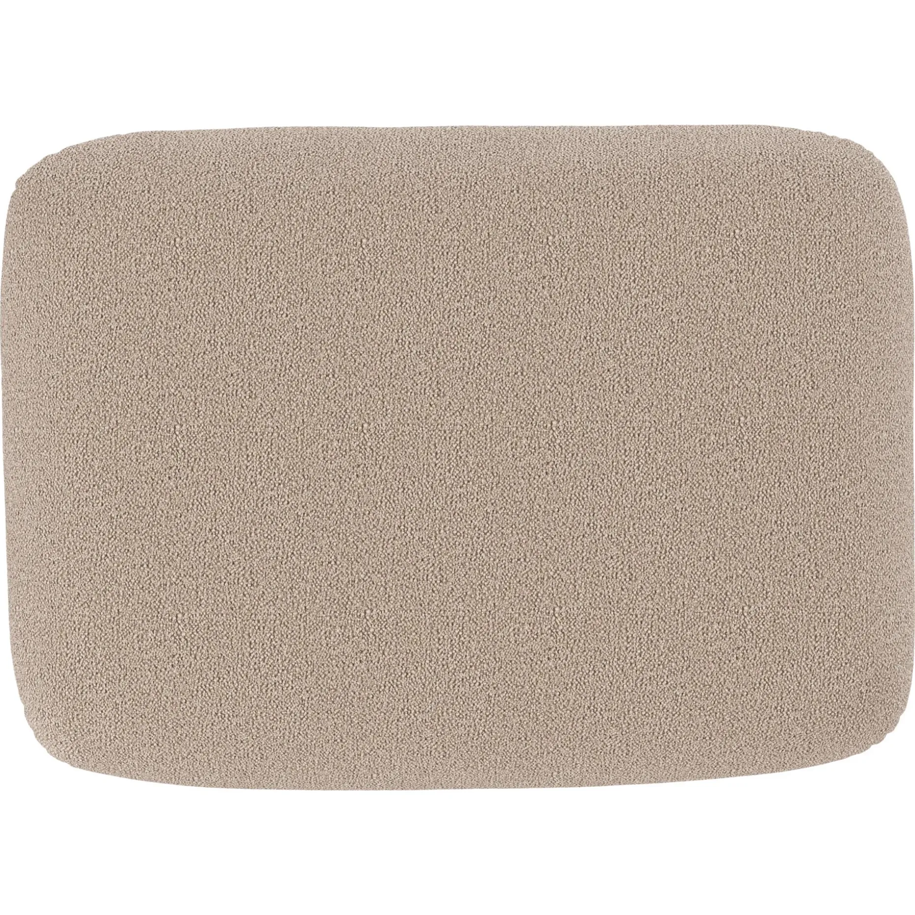 Sanders 35.5" Ottoman - Sandstone Wool Bouclé