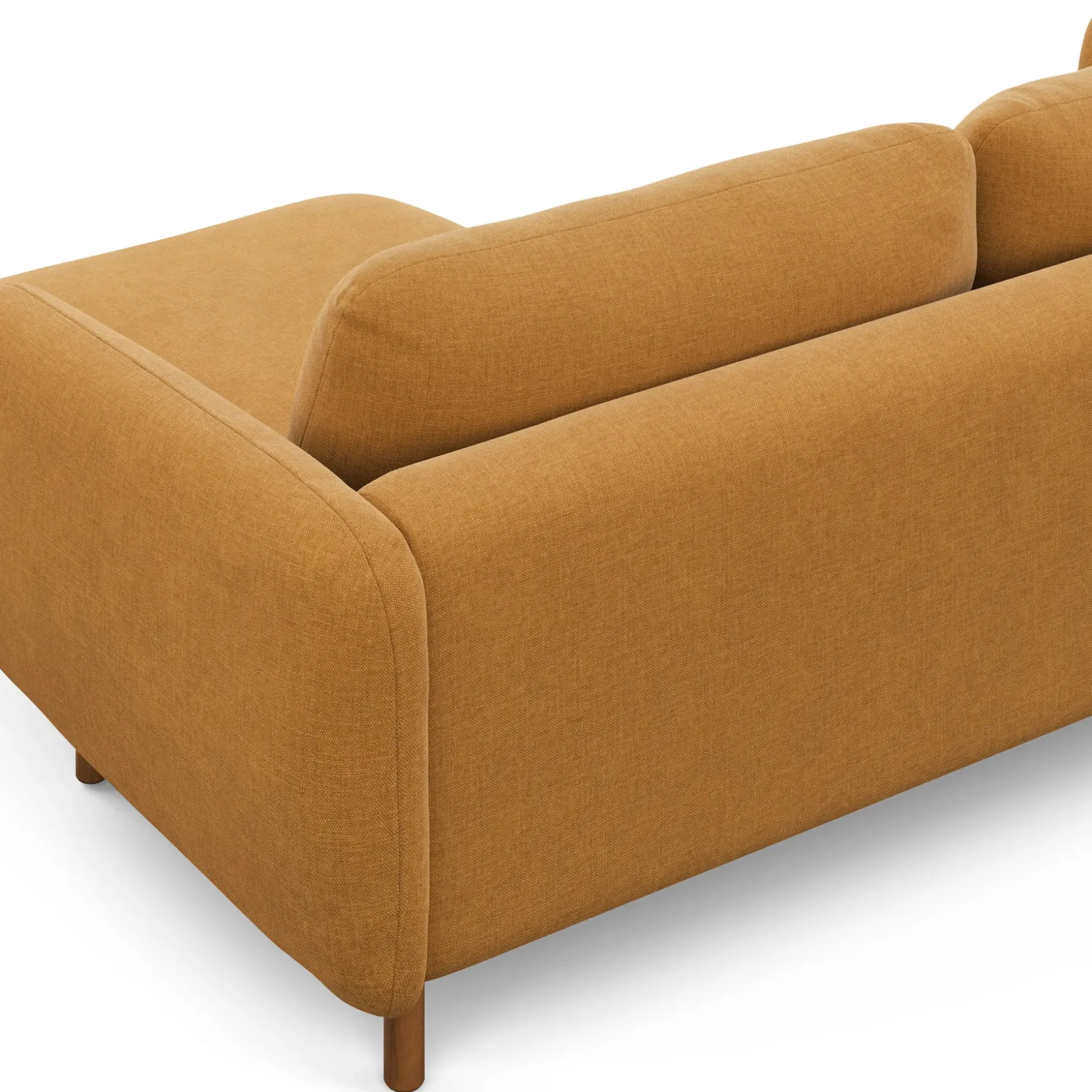 Sanders 85.5" Reversible Sectional - Hestia Ginger