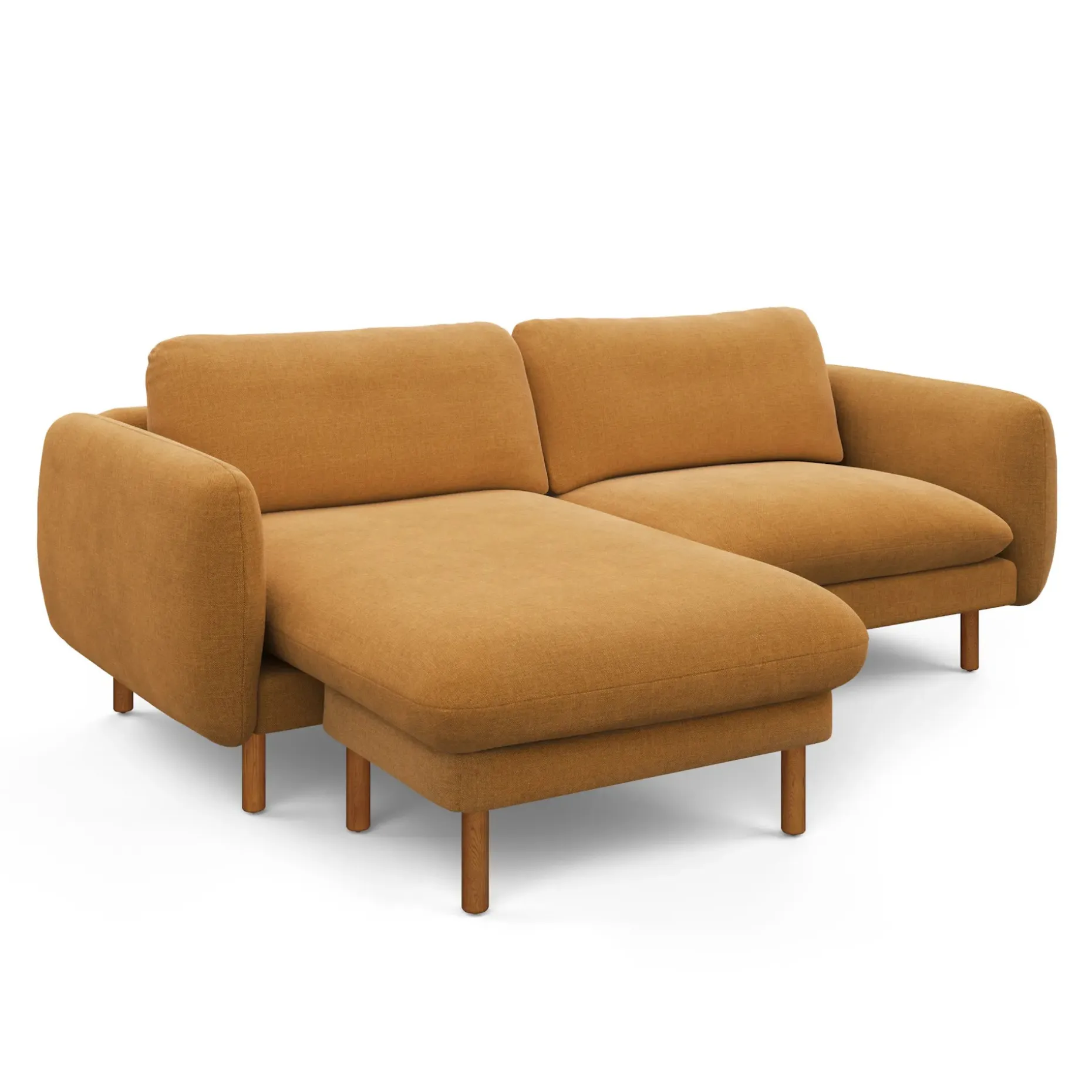 Sanders 85.5" Reversible Sectional - Hestia Ginger