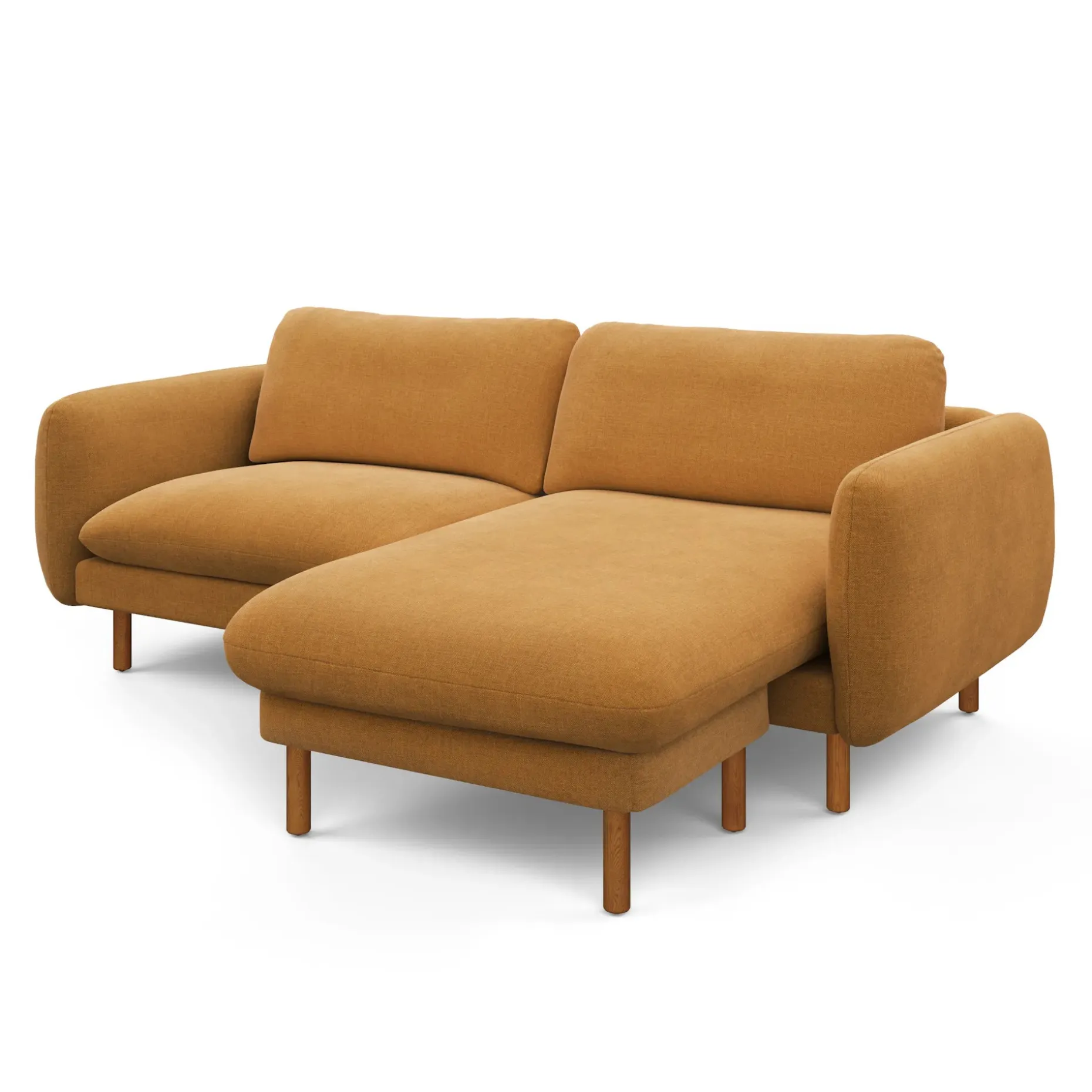 Sanders 85.5" Reversible Sectional - Hestia Ginger