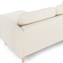 Sanders 85.5" Reversible Sectional - Ivory Wool Bouclé