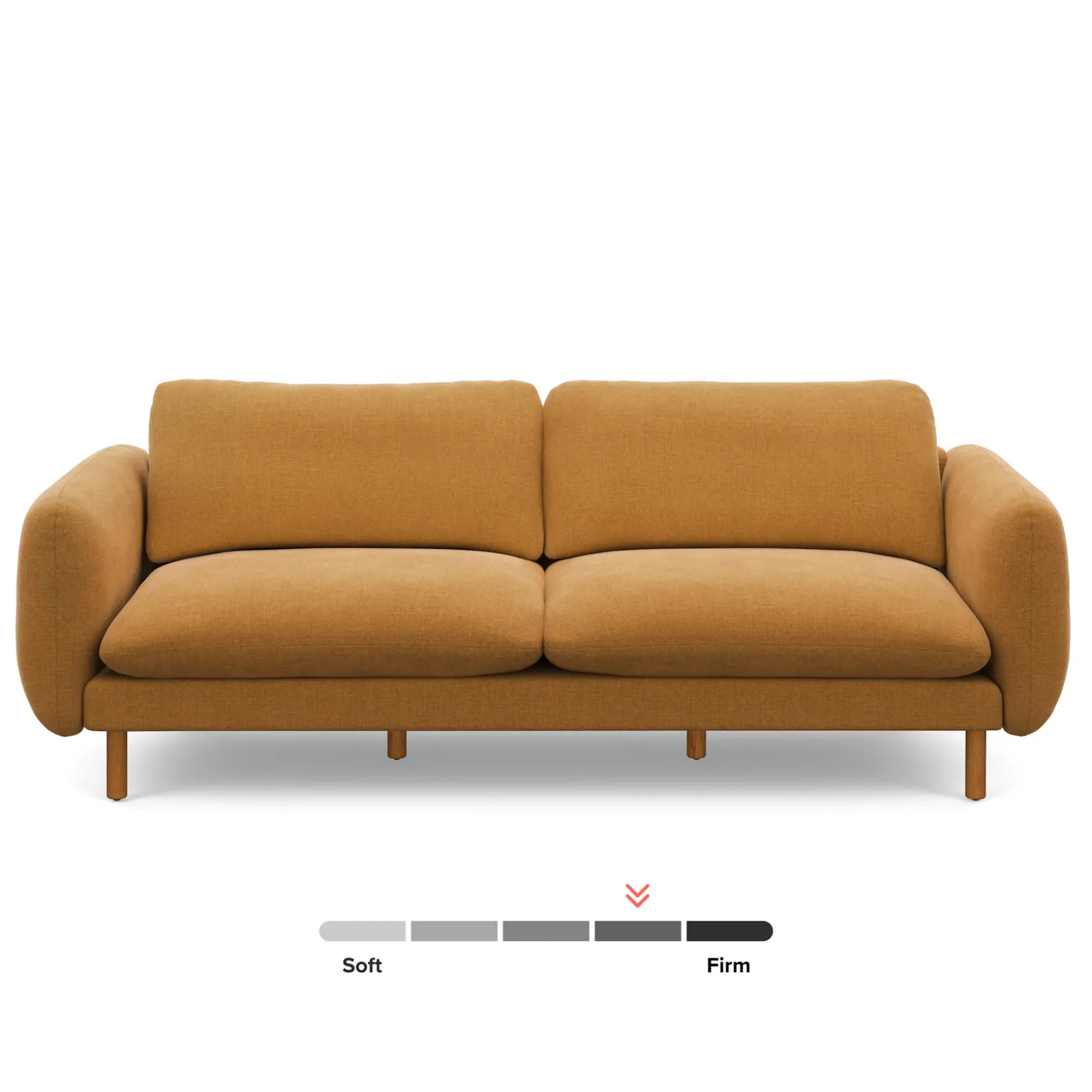 Sanders 85.5" Sofa - Hestia Ginger