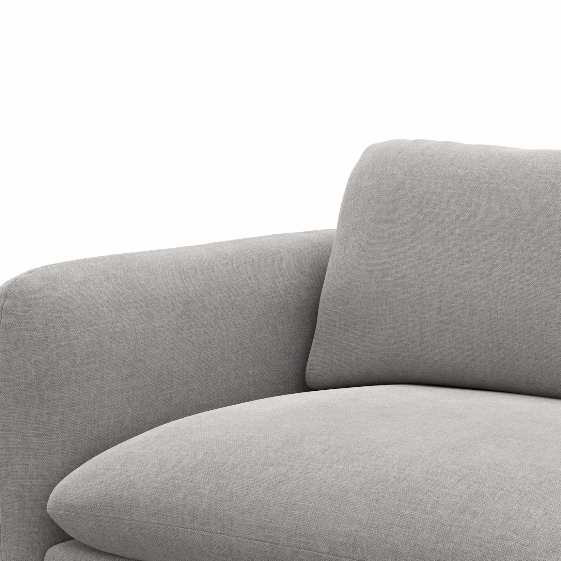 Sanders 85.5" Sofa - Hestia Gray