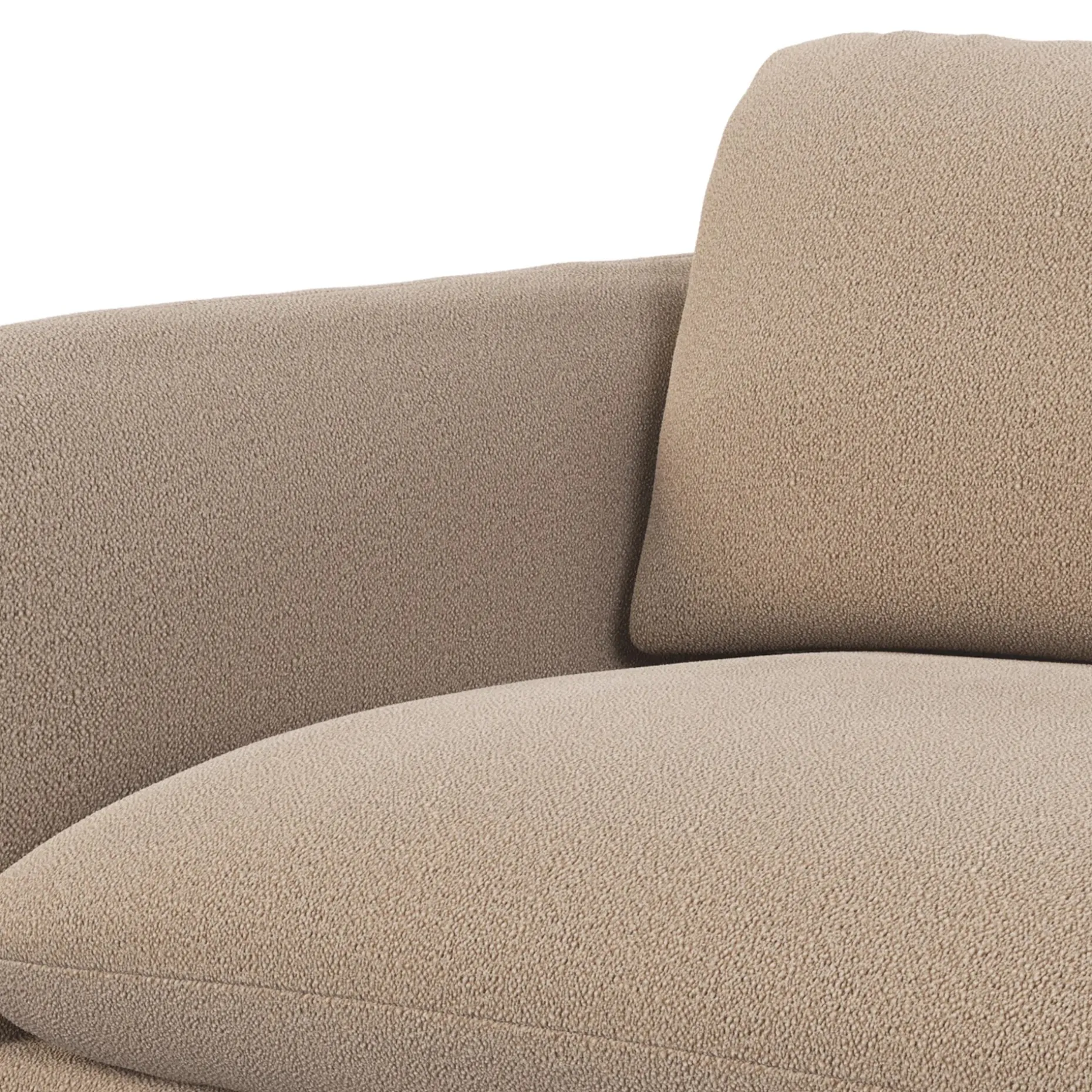 Sanders 85.5" Sofa - Sandstone Wool Bouclé