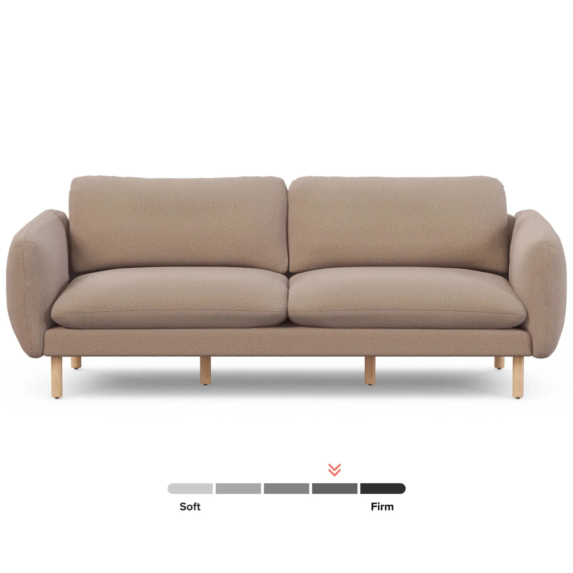 Sanders 85.5" Sofa - Sandstone Wool Bouclé