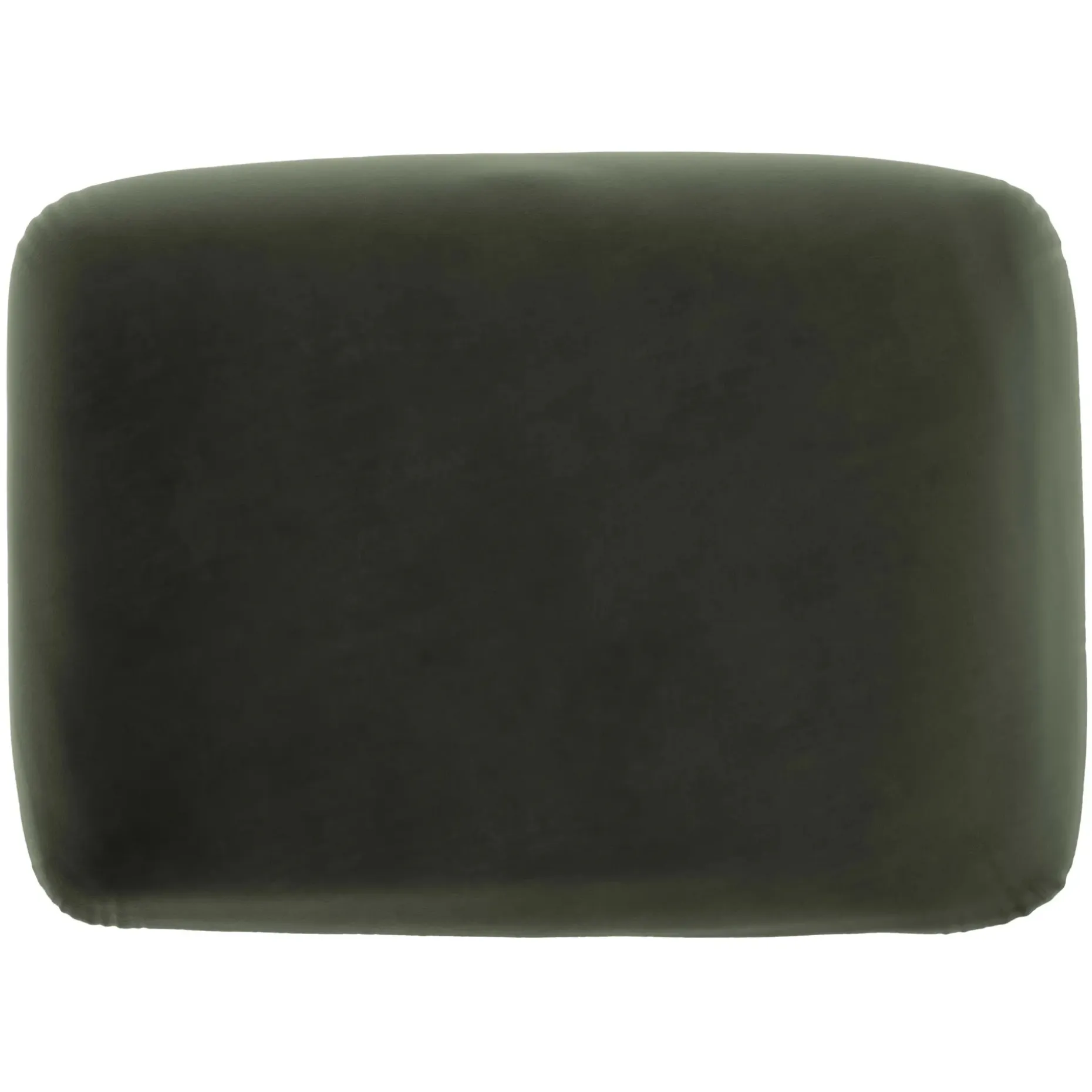 Sanders 35.5" Velvet Ottoman - Plush Pacific Green