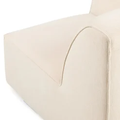 Sanna 40" Corner Chair Module - Magnet Ivory