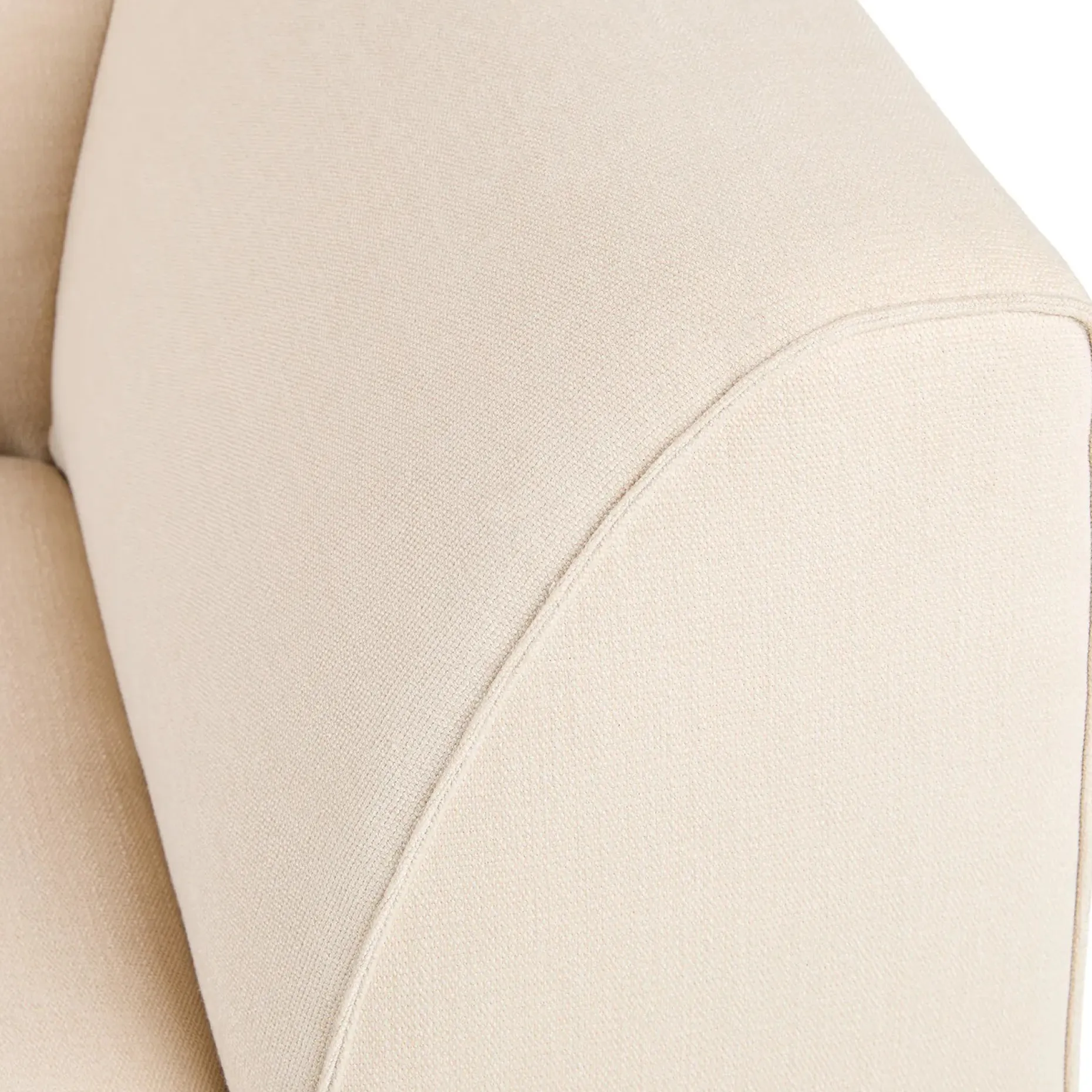 Sanna 40" Corner Chair Module - Magnet Ivory