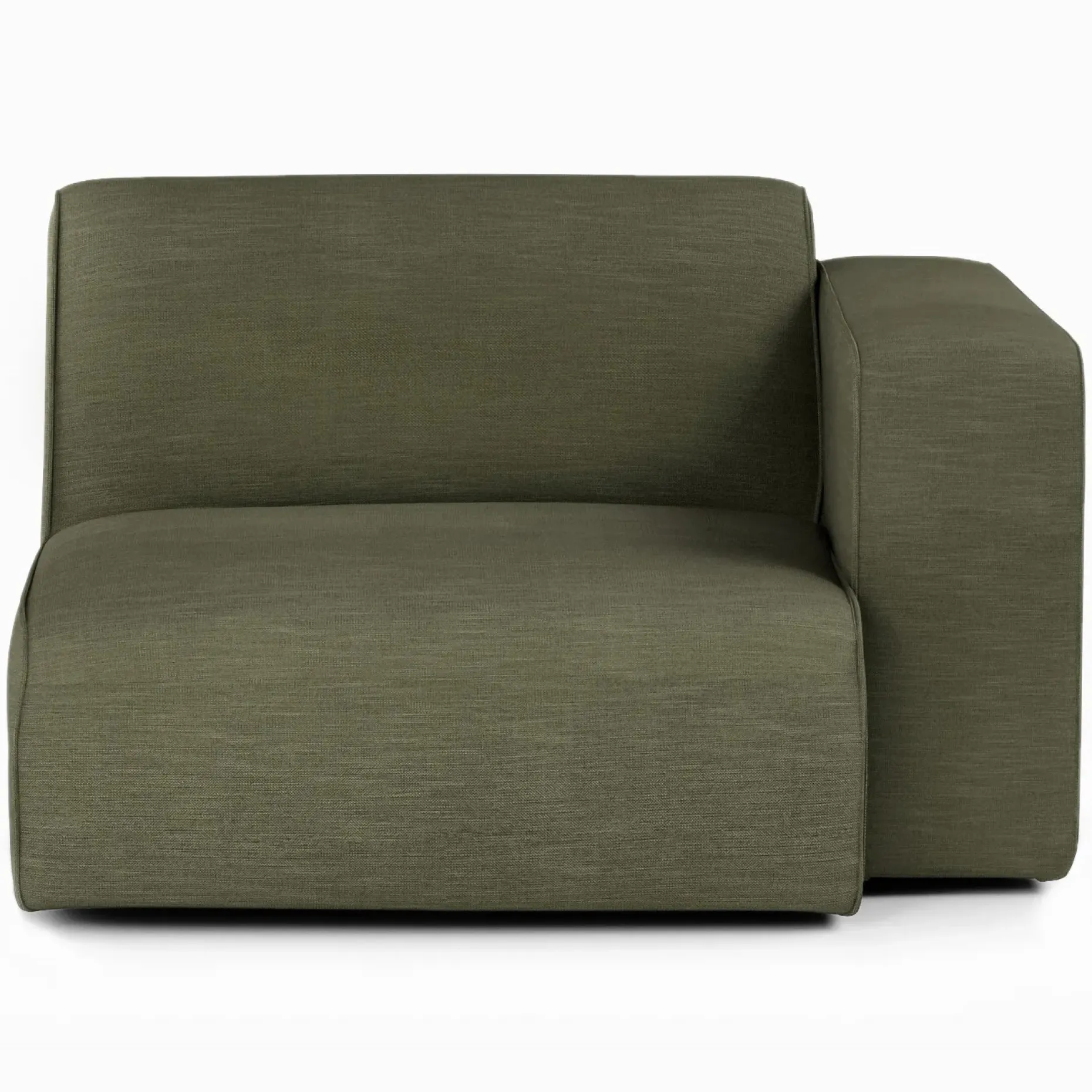 Sanna 46" Right Arm Module - Magnet Green