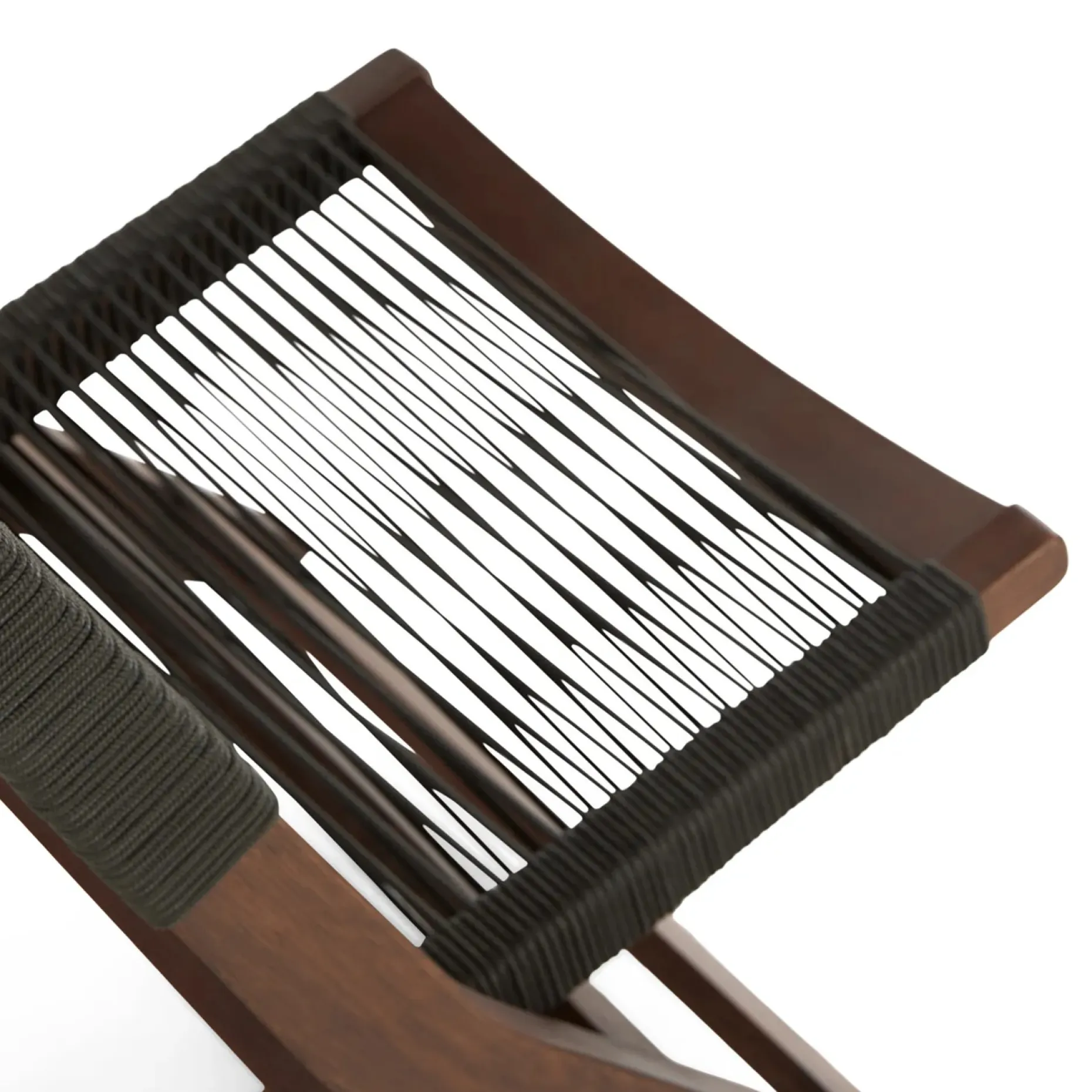 Santo 25.5" Outdoor Folding Lounge Chair - Charcoal